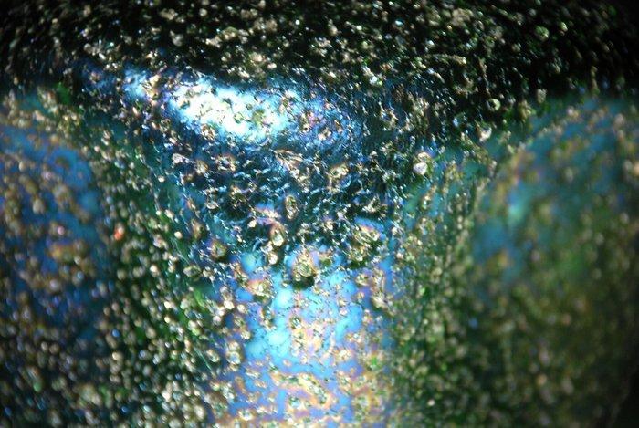 Kralik - Vaas - Glas - Overshot Fritglass, Antiek en Kunst, Antiek | Glaswerk en Kristal