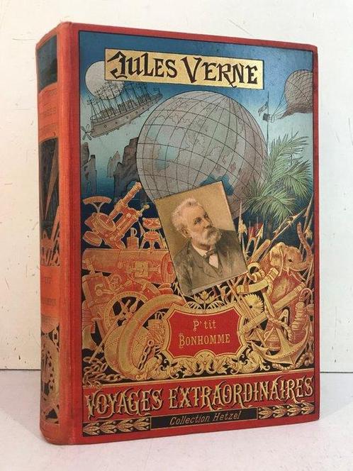 Jules Verne / Léon Benett - Ptit-Bonhomme [cartonnage au, Antiek en Kunst, Antiek | Boeken en Manuscripten
