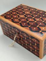 Coffret de mariage - Boîte à bijoux en Loupe de Thuya, Antiek en Kunst