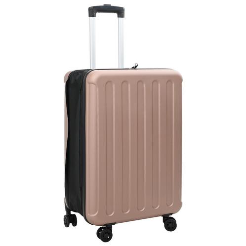vidaXL Vouwbare Koffer Met Harde Schaal 24 Roségoud, Handtassen en Accessoires, Koffers, Nieuw, Verzenden