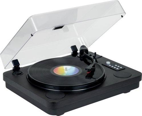 Thomson TT650BT - Platenspeler - Zwart (Platenspelers), Audio, Tv en Foto, Platenspelers, Nieuw, Verzenden