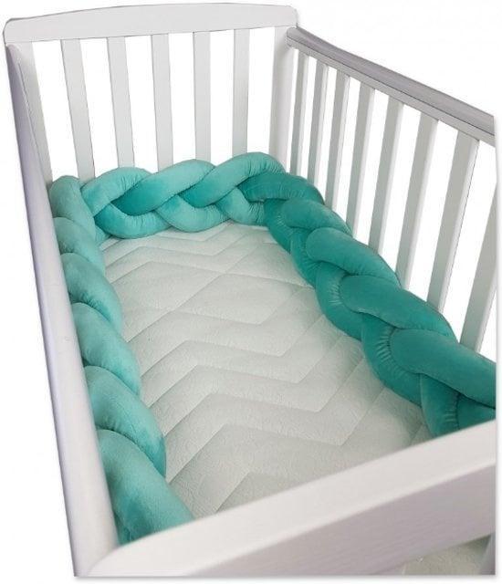 Zachte bedbumper 280 cm - Beschermt tegen stoten - Babyve..., Kinderen en Baby's, Babywiegjes en Ledikanten, Nieuw, Ophalen of Verzenden