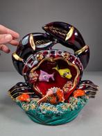 Lamp - Keramiek - Vintage Vallauris keramische schelpenlamp