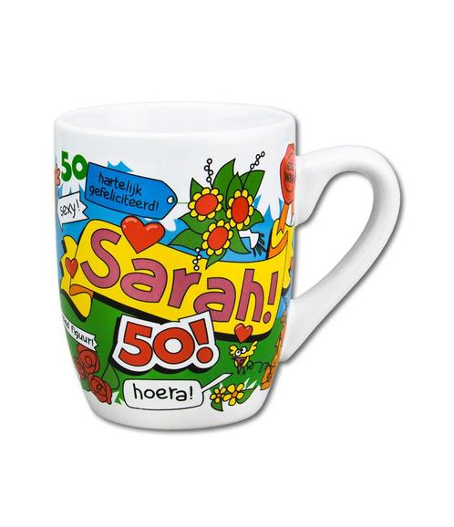 Mok Sarah 12cm, Hobby en Vrije tijd, Feestartikelen, Nieuw, Verzenden