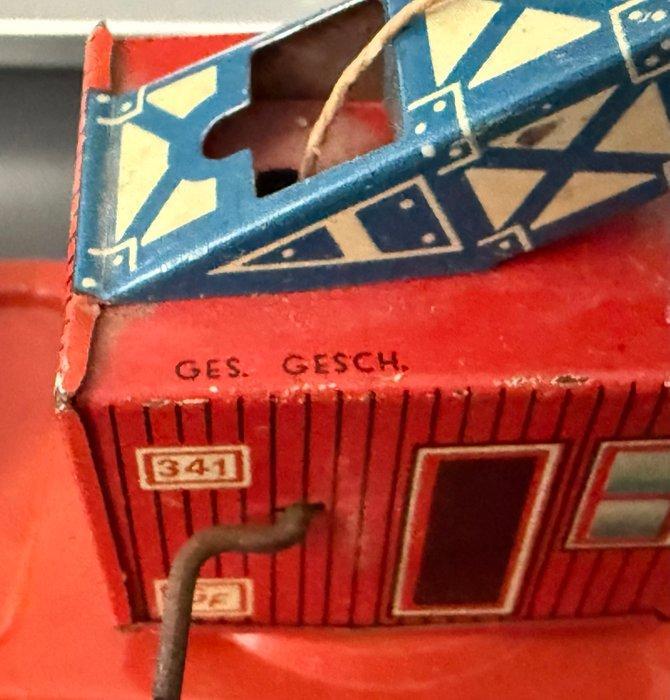 TippCo - Blikken speelgoed - Camion gru - 1950-1960 -, Antiquités & Art, Antiquités | Jouets