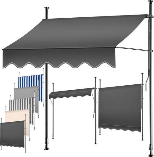 KESSER® Klemluifel met handslinger, balkon, balkonluifel zon, Huis en Inrichting, Woonaccessoires | Overige, Verzenden