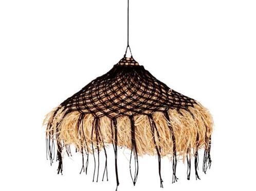 Veiling - SISAL – Handgemaakte Raffia Hanglamp  - Boho, Huis en Inrichting, Lampen | Hanglampen, Nieuw