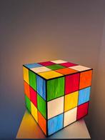 Lampe de table - Vitrail - Cubo di Rubik, Huis en Inrichting, Nieuw