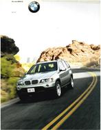 2001 BMW X5 BROCHURE ENGELS, Boeken, Auto's | Folders en Tijdschriften, Nieuw, Ophalen of Verzenden
