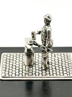 No reserve-Groot model handgemaakte zilveren miniatuur