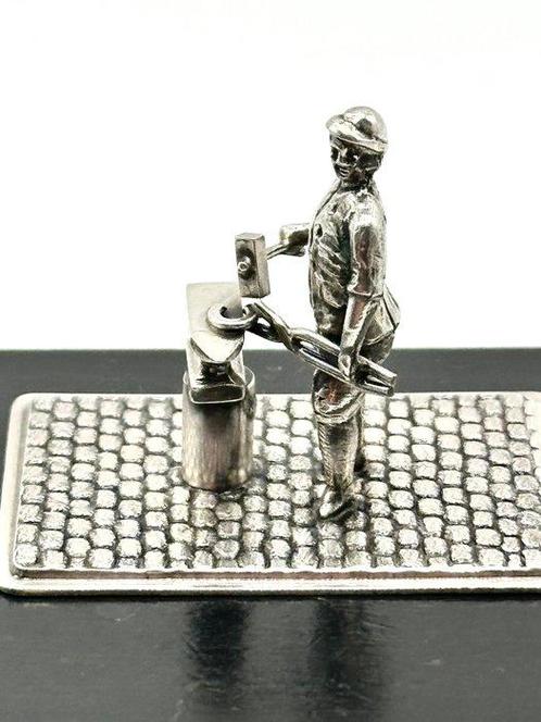 No reserve-Groot model handgemaakte zilveren miniatuur, Antiek en Kunst, Antiek | Zilver en Goud