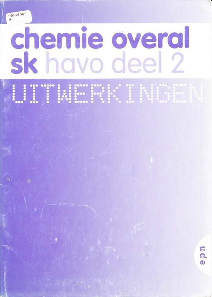 Chemie overal SK Havo deel 2 uitwerkingen, Boeken, Schoolboeken, Verzenden