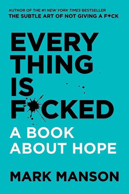 Everything is F*cked 9780062888433 Mark Manson, Boeken, Overige Boeken, Gelezen, Verzenden