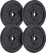 ScSPORTS® Halterschijven, set 20kg (4 x 5kg), 30/31 mm borin, Verzenden, Nieuw