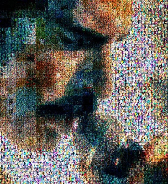 David Law - Echo Waves - The Showman IV - Format XL 60x60, Antiquités & Art, Art | Objets design