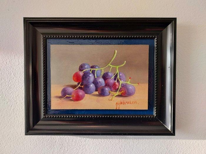 Hans Habraken (1946) - Druiven, Antiek en Kunst, Kunst | Schilderijen | Klassiek