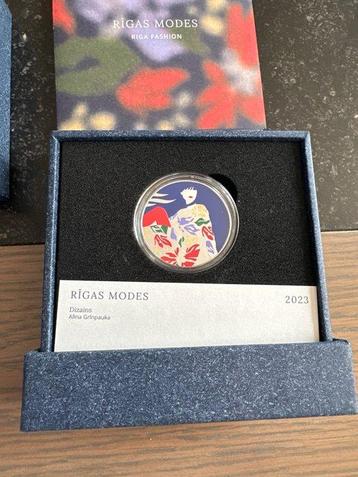 Lettonie. 5 Euro 2023 Riga fashion Proof (Sans Prix de