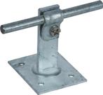 Dehn Roof Conductor Holder St Tzn For Rd 6-10mm With Plate, Bricolage & Construction, Verzenden