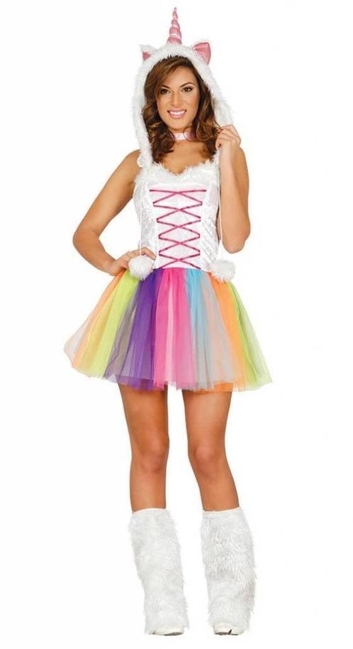 Unicorn Kostuum Dames, Kleding | Dames, Carnavalskleding en Feestkleding, Nieuw, Verzenden