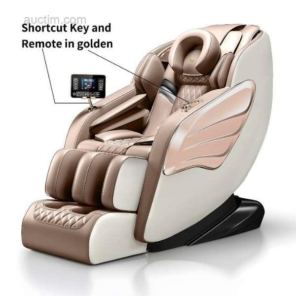 2x Massage zetels Goud-wit, Tuin en Terras, Overige Tuin en Terras, Ophalen