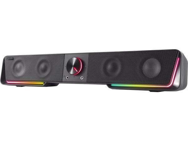 Veiling - Speedlink GRAVITY Soundbar - Bluetooth - RGB - Zwa, Audio, Tv en Foto, Soundbars, Nieuw