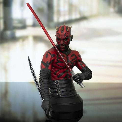 Star Wars: The Clone Wars Bust 1/6 Darth Maul (Shirtless) 15, Verzamelen, Star Wars, Ophalen of Verzenden