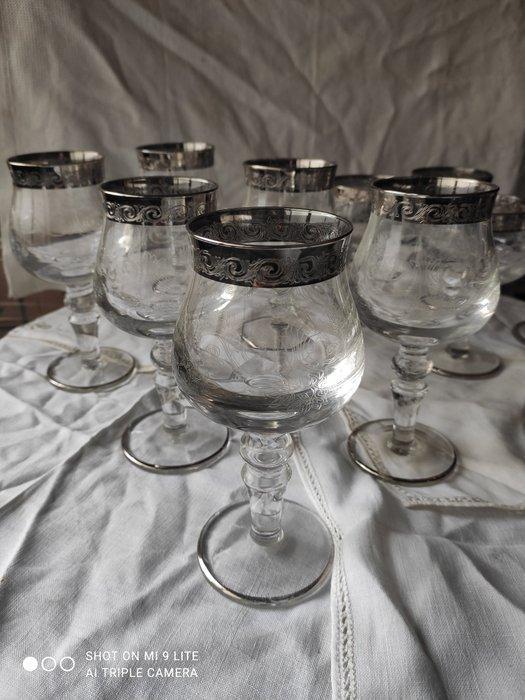 Drinkset (12) - Kristal - in kristal Medicei, Antiek en Kunst, Antiek | Meubels | Tafels