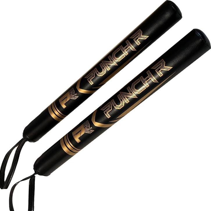 PunchR™ Electric Training Sticks Zwart Goud, Sport en Fitness, Vechtsporten en Zelfverdediging, Nieuw, Overige, Verzenden