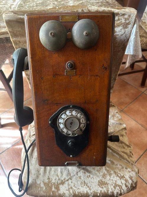 Autelco - Téléphone analogique - Bois - Ancienne ligne de, Antiek en Kunst, Kunst | Designobjecten