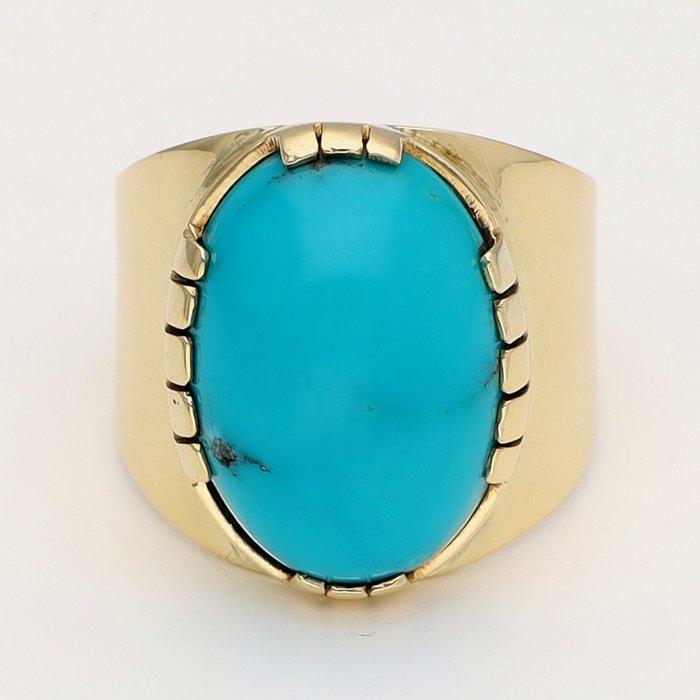 Ring - 14 karaat Geel goud, Handtassen en Accessoires, Ringen