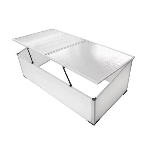 vidaXL Koude bak met 2 deksels 110x55x41 cm, Tuin en Terras, Kassen, Nieuw, Verzenden