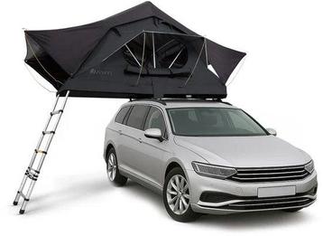 2dekans | Daktent Lago - 2-personen - Incl. Matras - Zwart beschikbaar voor biedingen