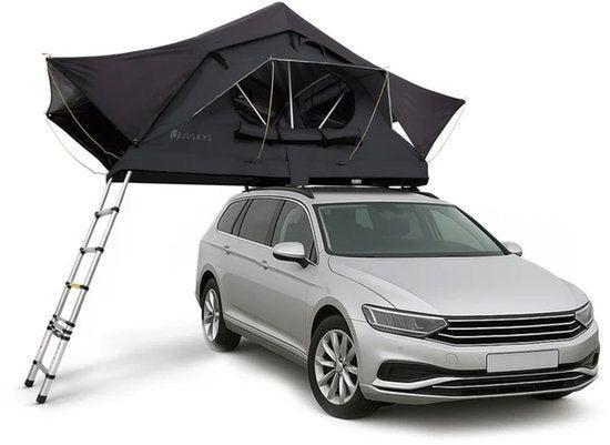 2dekans | Daktent Lago - 2-personen - Incl. Matras - Zwart, Caravans en Kamperen, Kampeeraccessoires, Ophalen of Verzenden