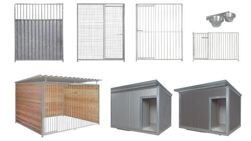 Kennelpanelen, grootste voorraad en snel geleverd!, Dieren en Toebehoren, Hondenhokken, 110 cm of meer, Hondenkennel, Nieuw, 100 cm of meer