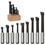 vidaXL Boorfrezen 9 st met houtbasis 12 mm, Doe-het-zelf en Bouw, Verzenden, Nieuw