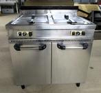 Dubbel Friteuse 85cm, gas, 2 x 12ltr, Electroménager, Friteuses