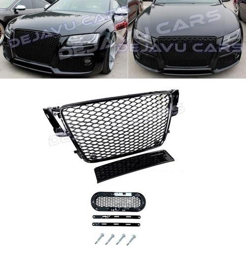 RS5 Look Front Grill Black Edition voor Audi A5 B8, Auto diversen, Tuning en Styling, Ophalen of Verzenden