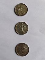 France. 5 Francs 1962/1965 Semeuse (lot de 3 monnaies en