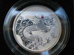 Fiji. 20 Dollars 2012 Red Fire Dragon, 2 Oz (.999)