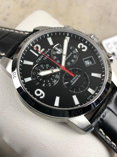Certina - DS Podium Chronograph GMT Chronometer -, Handtassen en Accessoires, Horloges | Heren