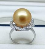 Zonder Minimumprijs - Golden South Sea Pearl, 24K Golden
