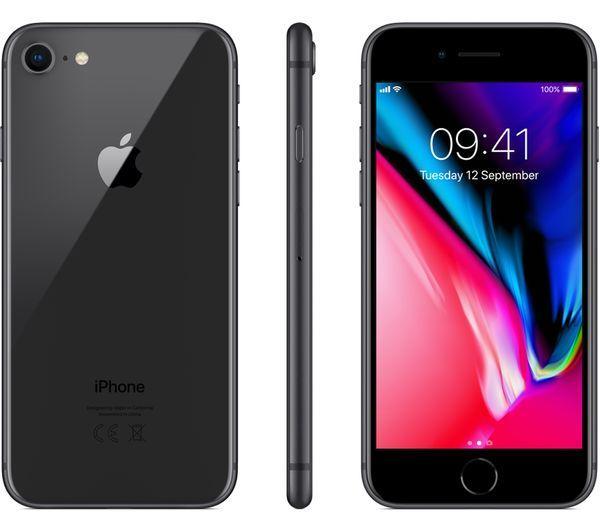 Magazijn opruiming Apple iPhone 8 64GB (model 2017) black +, Telecommunicatie, Mobiele telefoons | Apple iPhone, Nieuw, Ophalen of Verzenden
