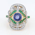 (GIA Certified) - (Sapphire) 2.19 Ct - (Emerald)  0.58 Cts