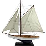 Zeilboot model 58cm, Hobby & Loisirs créatifs, Modélisme | Bateaux & Navires, Verzenden
