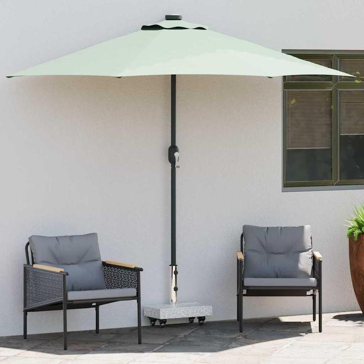 vidaXL Parasolvoet Grijs 45 x 25 x 45 cm Graniet, Tuin en Terras, Parasols, Nieuw, Verzenden