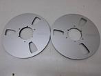 2x empty original Revox 26cm. 1/4 inch metal reels. -, Nieuw