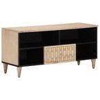 vidaXL Tv-meubel 100x33x46 cm massief mangohout, Huis en Inrichting, Kasten |Televisiemeubels, Verzenden, Nieuw