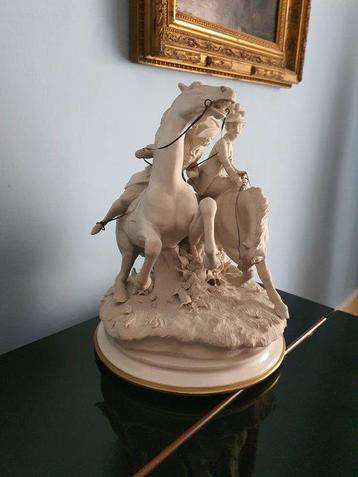 Fabris - Luigi Fabris - sculptuur, LIncontro - 24 cm -