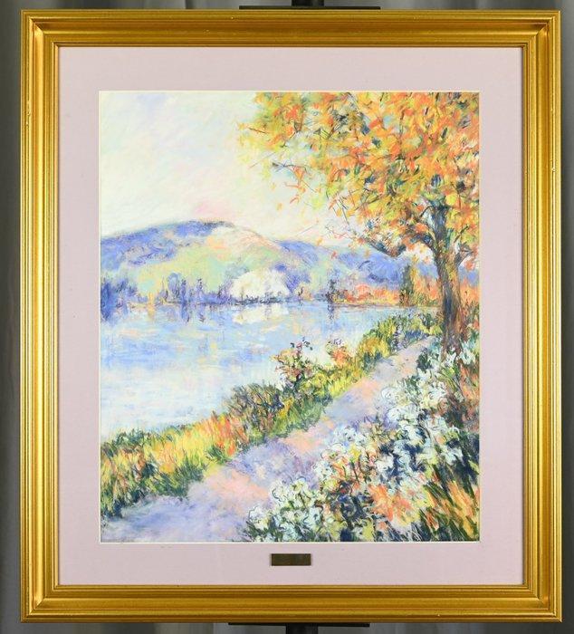 Rose Barbe (née en 1933) - Bord de Seine en automne, Antiek en Kunst, Kunst | Schilderijen | Klassiek