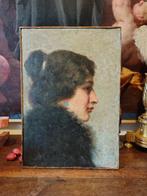 Cesare Tallone (1853-1919), Toegeschreven aan - Ritratto, Antiek en Kunst